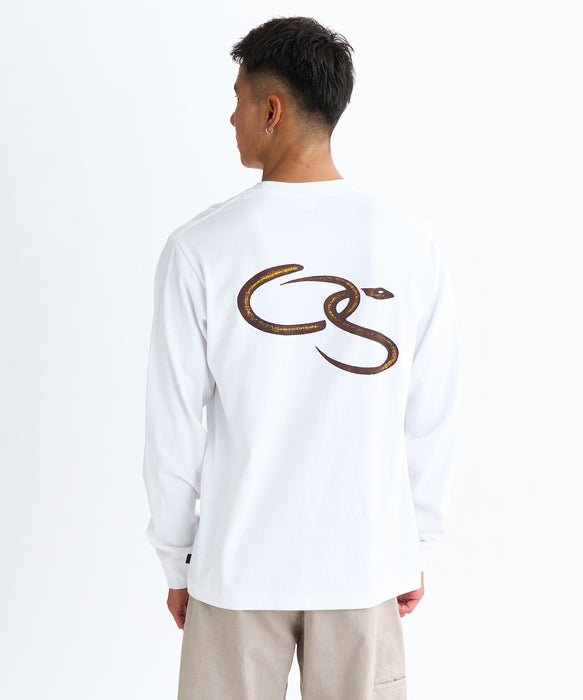 【OUTLET】Quiksilver メンズ SNAKE TYPE LT 長袖Tシャツ