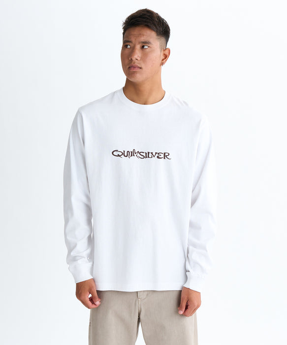 【OUTLET】Quiksilver メンズ SNAKE TYPE LT 長袖Tシャツ