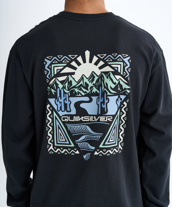 Quiksilver DESERT WAVES LT 長袖Tシャツ メンズ