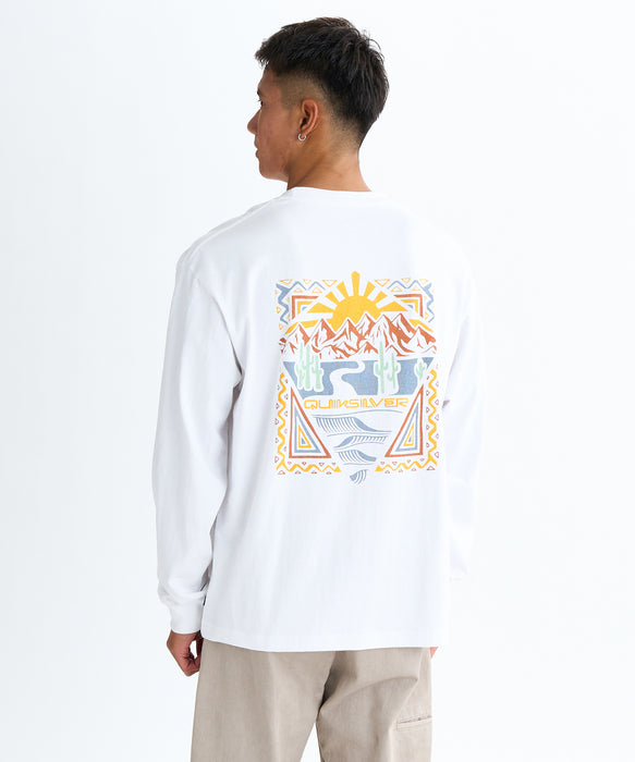 Quiksilver DESERT WAVES LT 長袖Tシャツ メンズ
