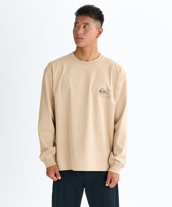 Quiksilver TC DISTORTED BOX LT 長袖Tシャツ メンズ