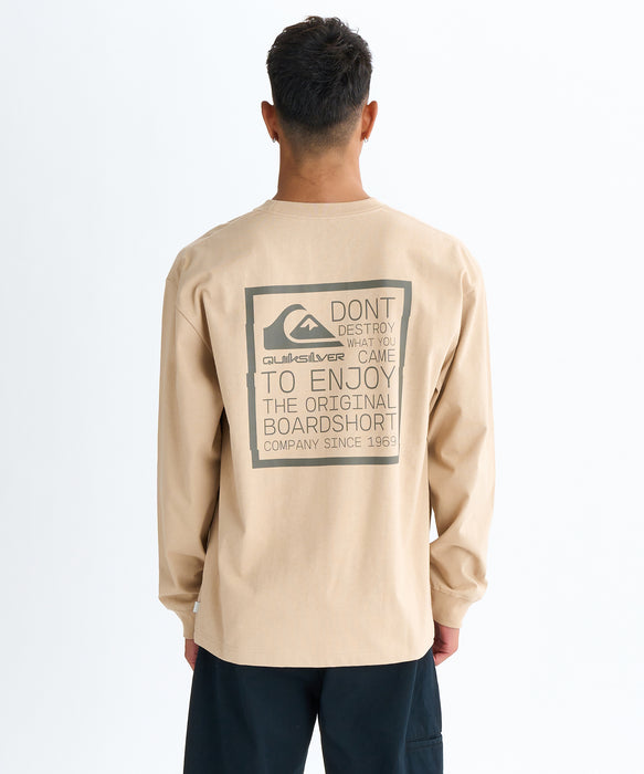 Quiksilver TC DISTORTED BOX LT 長袖Tシャツ メンズ