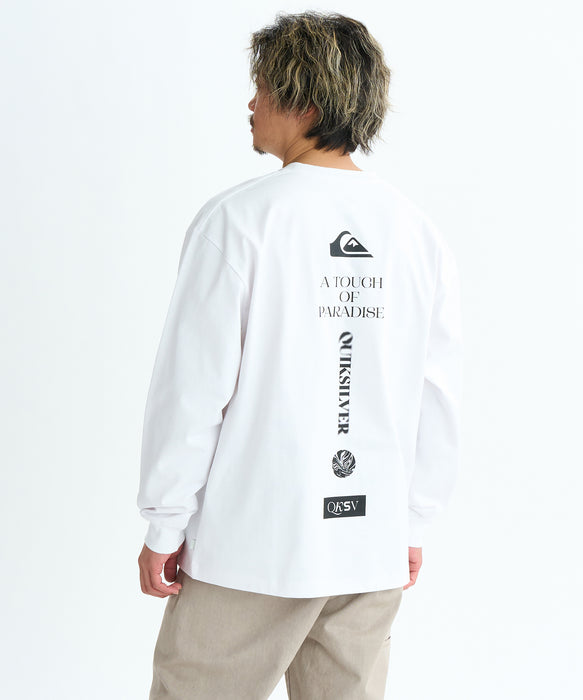 Quiksilver TC VERTICAL LOGO LT 長袖Tシャツ メンズ