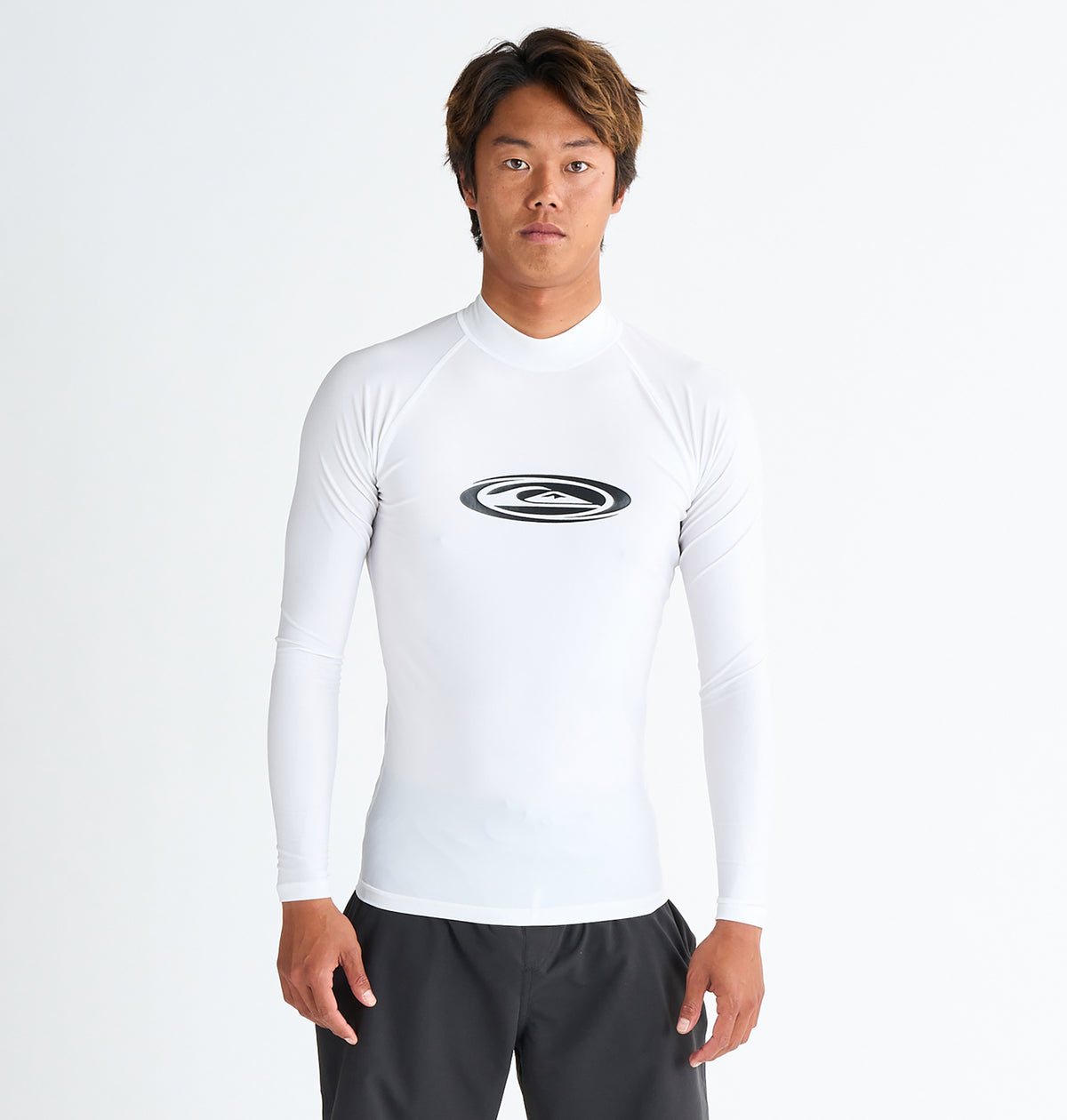 OUTLET】QUIKSILVER メンズ TWISTED LR 長袖ラッシュガード ハイネック
