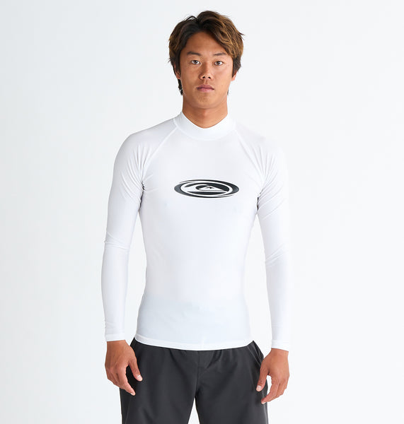 OUTLET】QUIKSILVER メンズ TWISTED LR 長袖ラッシュガード ハイネック