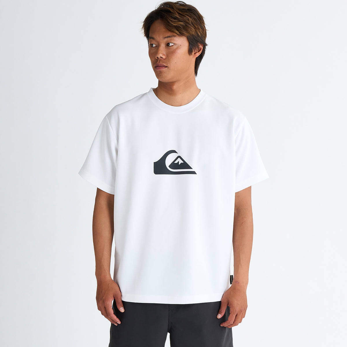 OUTLET】QUIKSILVER メンズ COMP LOGO SS 半袖ラッシュガード サーフT
