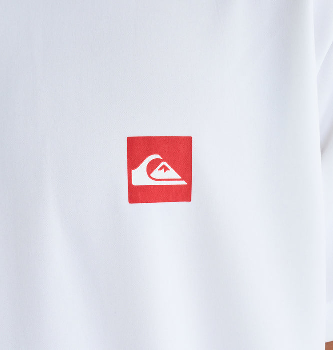 【OUTLET】QUIKSILVER メンズ IMPAIRED LOGO SS 半袖ラッシュガード サーフT UV CUT UPF 50+ レギュラーフィット