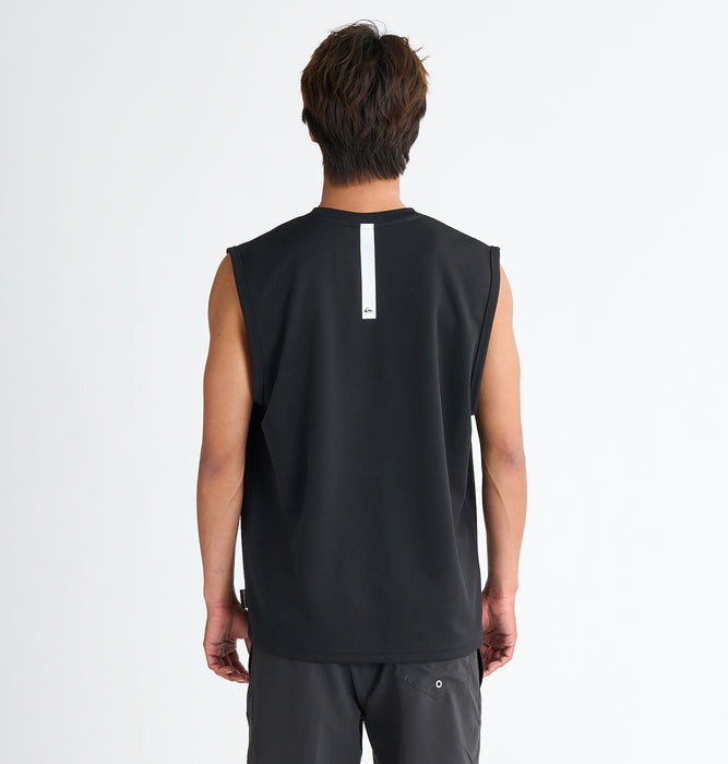 【OUTLET】Quiksilver COMP LOGO SLY メンズ サーフTシャツ ラッシュガード ノースリーブ タンクトップ