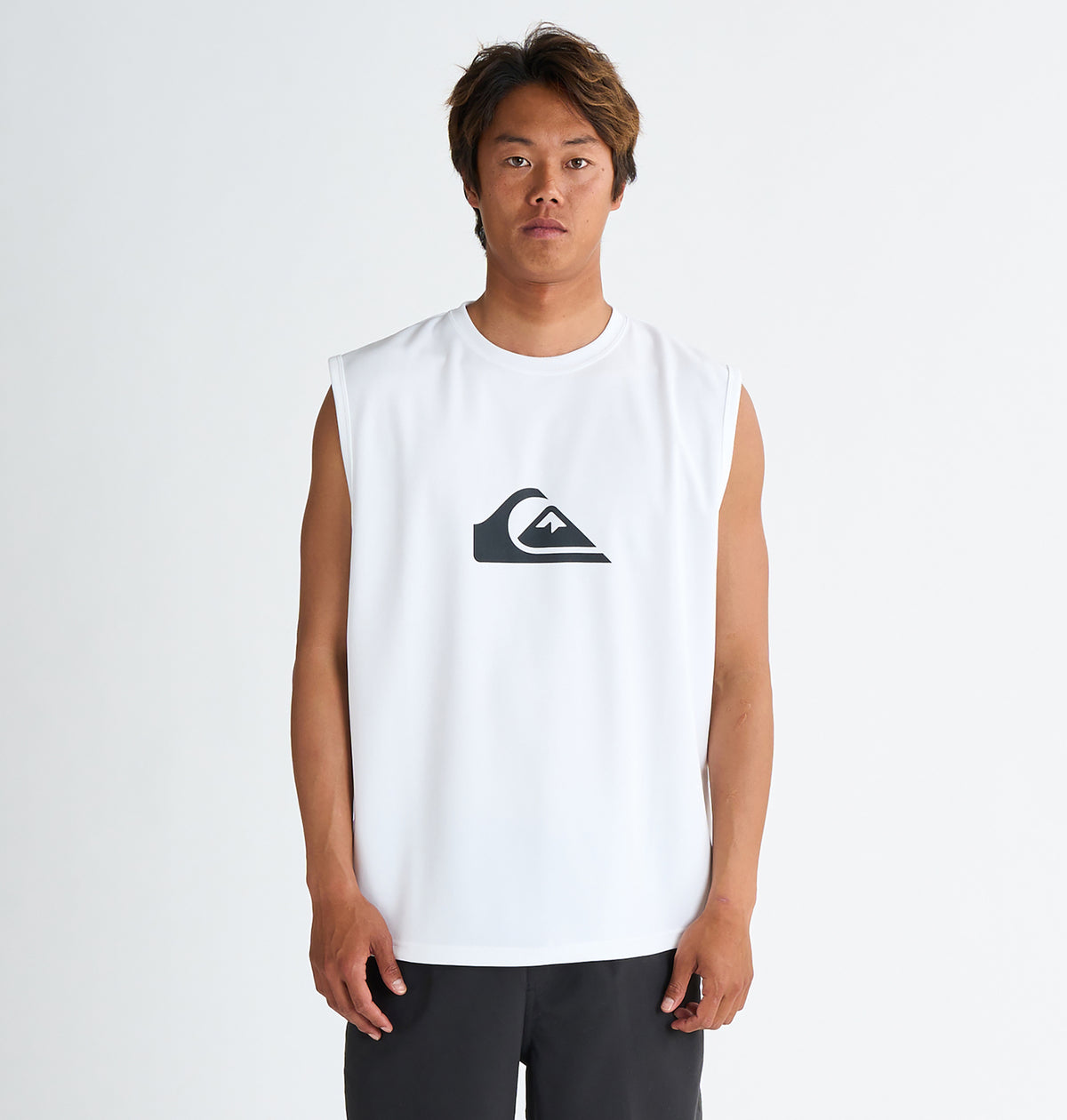 OUTLET】QUIKSILVER メンズ COMP LOGO SLY タンクトップ ノースリーブ