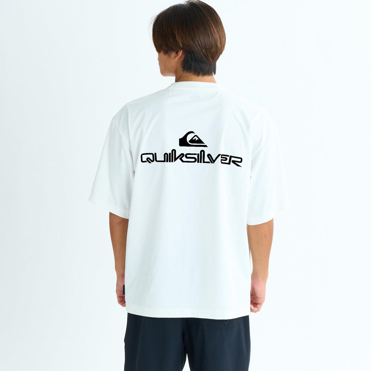 OUTLET】QUIKSILVER メンズ DOUBLE LOGO SS 半袖ラッシュガード サーフ