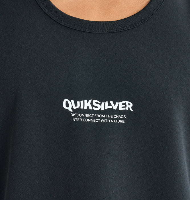 【OUTLET】QUIKSILVER メンズ DISTORTION TANK タンクトップ ノースリーブ レギュラーフィット UV CUT UPF 50+