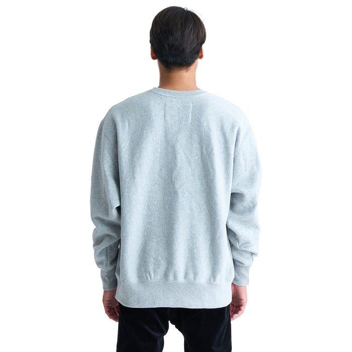 【OUTLET】QUIKSILVER メンズ THREE TREES FLEECE C 長袖ロゴスウェット 裏起毛