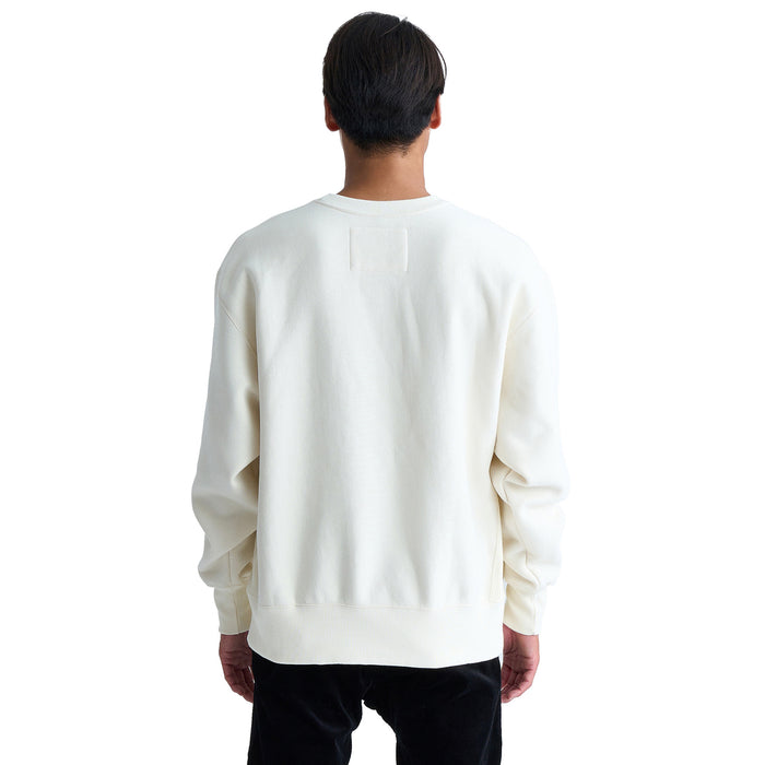 【OUTLET】QUIKSILVER メンズ THREE TREES FLEECE C 長袖ロゴスウェット 裏起毛