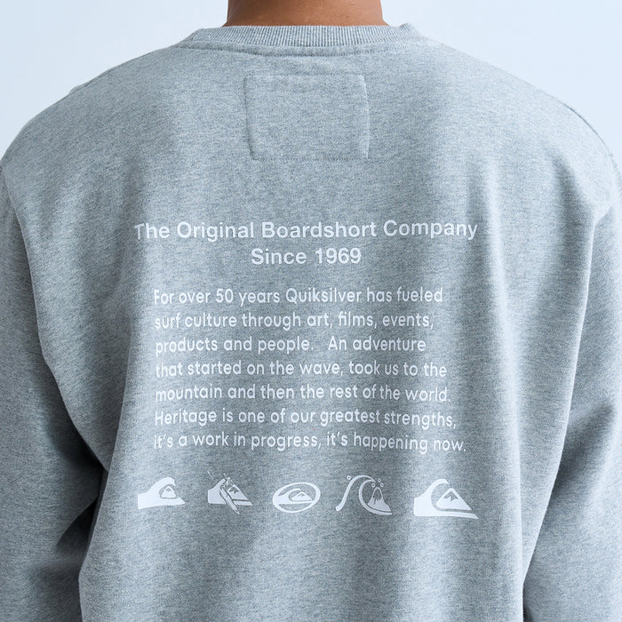 ◆トライアルキャンペーン◆Quiksilver QS HISTORY CREW SWEAT