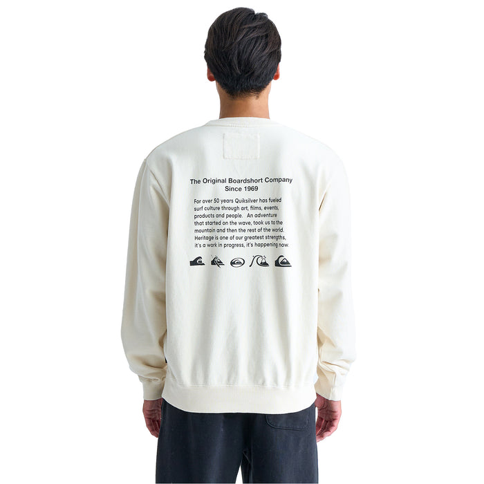 ◆トライアルキャンペーン◆Quiksilver QS HISTORY CREW SWEAT