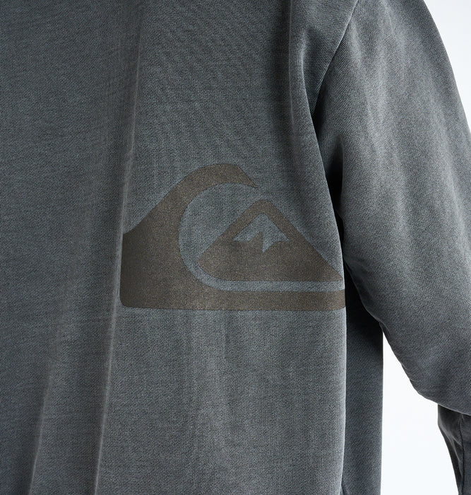 【OUTLET】QUIKSILVER メンズ QS LOGO SWEAT CREW 長袖スウェット ルーズフィット