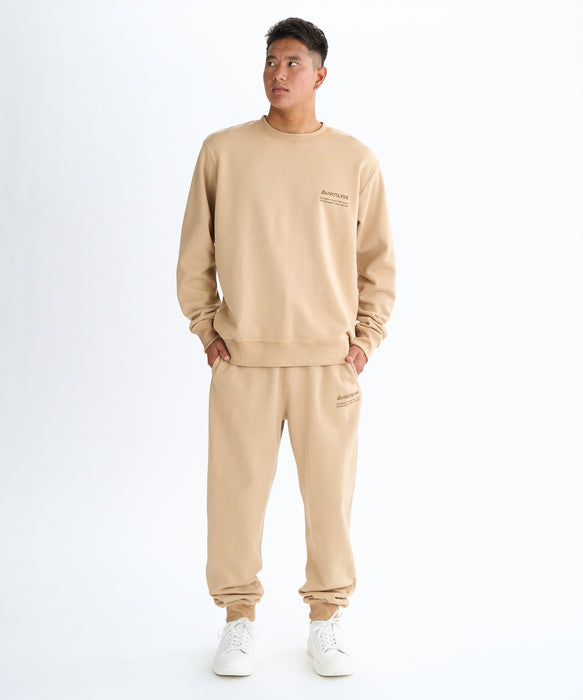 【OUTLET】QUIKSILVER メンズ HAND DRAWN SWEAT CREW クルーネックスウェット 軽量ソフトフリース 特殊裏起毛