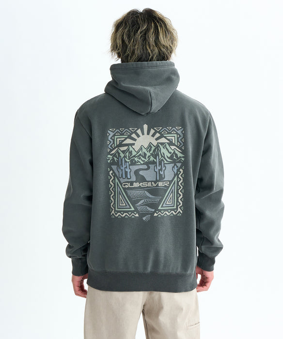 Quiksilver メンズ PG DESERT WAVES SWEAT PK フーディ パーカー 裏起毛