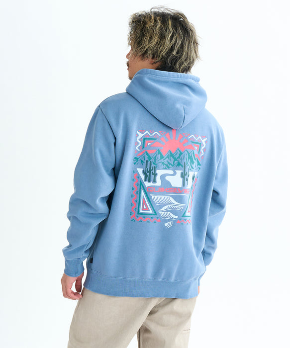 Quiksilver メンズ PG DESERT WAVES SWEAT PK フーディ パーカー 裏起毛