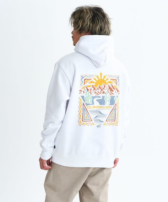Quiksilver メンズ PG DESERT WAVES SWEAT PK フーディ パーカー 裏起毛