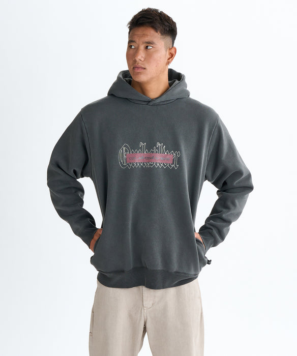 QUIKSILVER メンズ PG DOUBLE UP SWEAT PK 長袖パーカー 裏起毛 フード付き