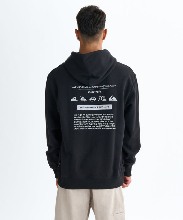 Quiksilver メンズ HISTORY SWEAT PK フーディ パーカー 特殊裏起毛