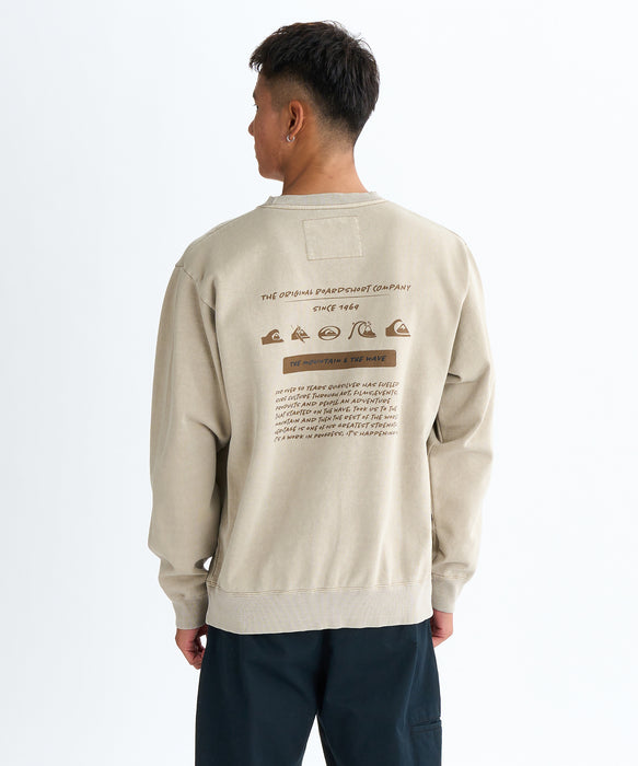 Quiksilver メンズ PG HISTORY SWEAT CREW プルオーバー