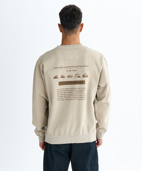 Quiksilver メンズ PG HISTORY SWEAT CREW プルオーバー