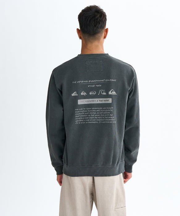 Quiksilver メンズ PG HISTORY SWEAT CREW プルオーバー