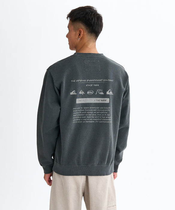 Quiksilver メンズ PG HISTORY SWEAT CREW プルオーバー