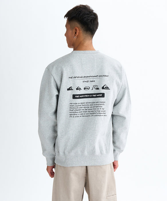 Quiksilver メンズ PG HISTORY SWEAT CREW プルオーバー