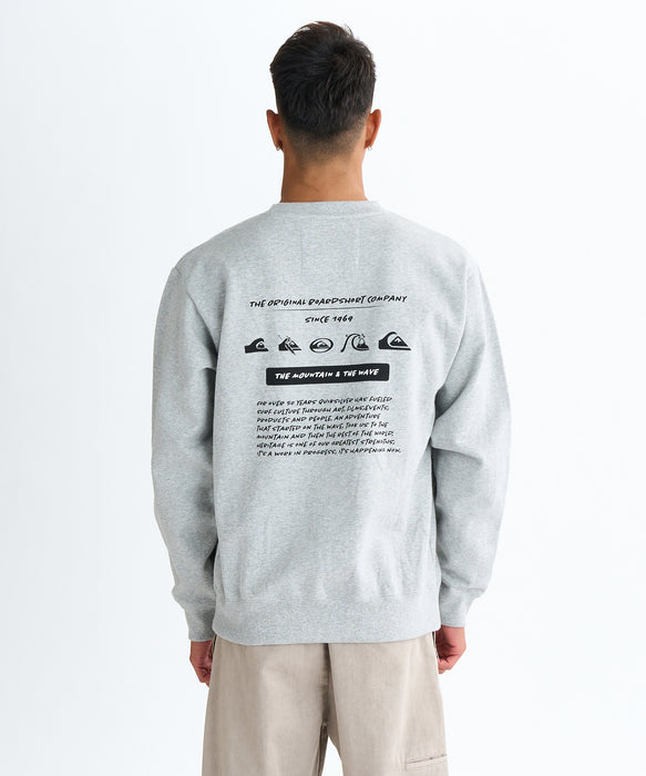 Quiksilver メンズ PG HISTORY SWEAT CREW プルオーバー