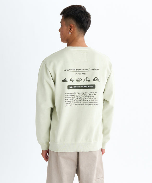 Quiksilver メンズ PG HISTORY SWEAT CREW プルオーバー