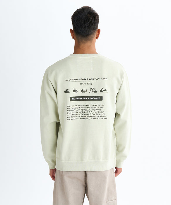 Quiksilver メンズ PG HISTORY SWEAT CREW プルオーバー