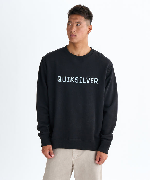 Quiksilver メンズ DNA BIG CLICKER SWEAT CREW プルオーバー 特殊裏起毛