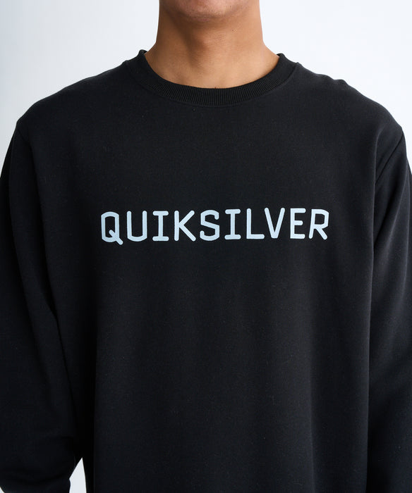 Quiksilver メンズ DNA BIG CLICKER SWEAT CREW プルオーバー 特殊裏起毛