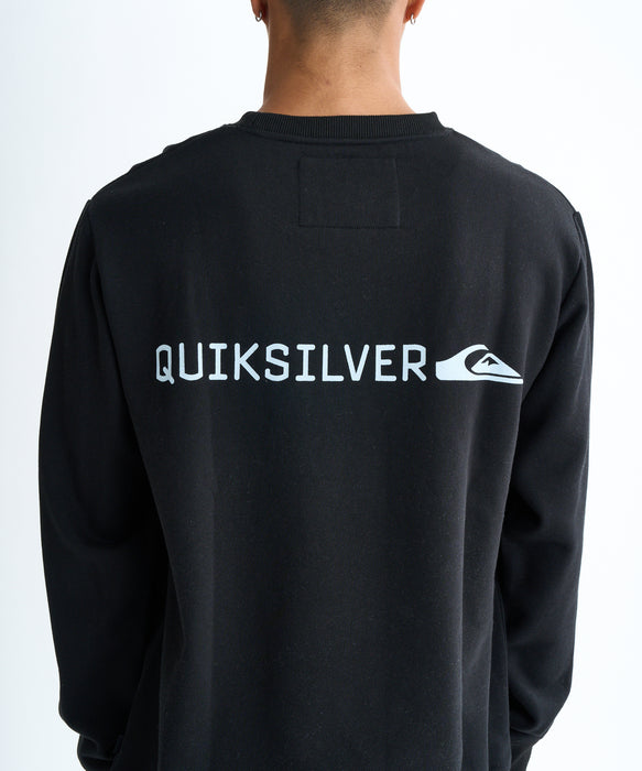 Quiksilver メンズ DNA BIG CLICKER SWEAT CREW プルオーバー 特殊裏起毛