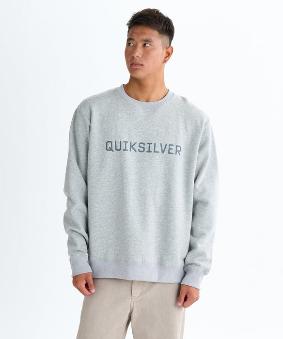 Quiksilver メンズ DNA BIG CLICKER SWEAT CREW プルオーバー 特殊裏起毛