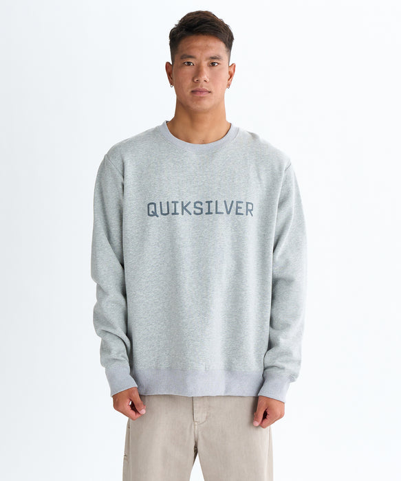 Quiksilver メンズ DNA BIG CLICKER SWEAT CREW プルオーバー 特殊裏起毛