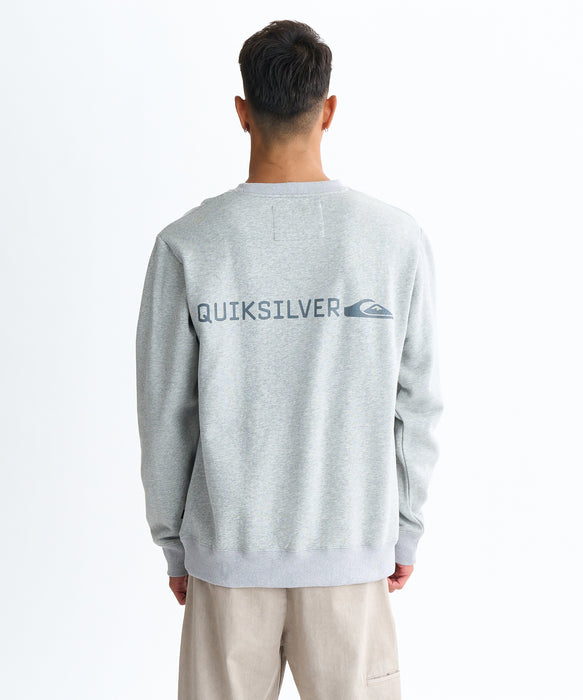Quiksilver メンズ DNA BIG CLICKER SWEAT CREW プルオーバー 特殊裏起毛