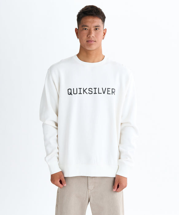 Quiksilver メンズ DNA BIG CLICKER SWEAT CREW プルオーバー 特殊裏起毛