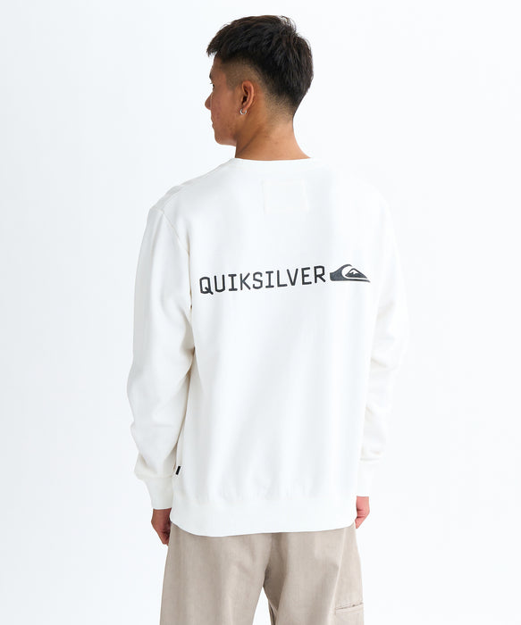 Quiksilver メンズ DNA BIG CLICKER SWEAT CREW プルオーバー 特殊裏起毛