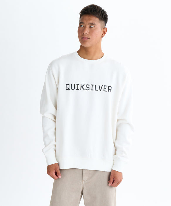 Quiksilver メンズ DNA BIG CLICKER SWEAT CREW プルオーバー 特殊裏起毛