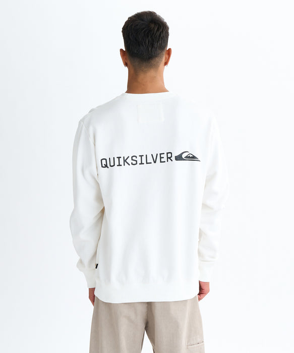 Quiksilver メンズ DNA BIG CLICKER SWEAT CREW プルオーバー 特殊裏起毛