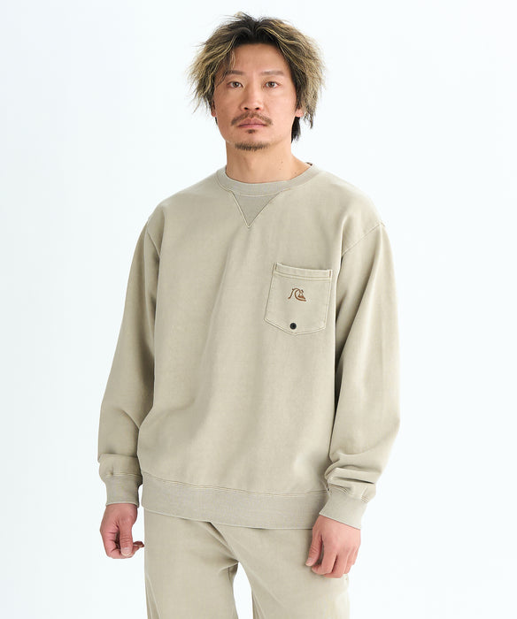 【OUTLET】Quiksilver メンズ PG DNA SWEAT CREW プルオーバー セットアップ