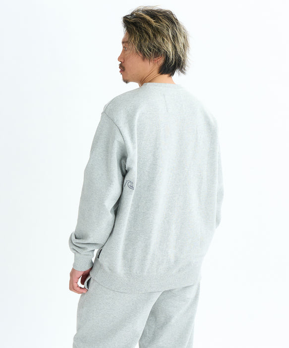 【OUTLET】Quiksilver メンズ PG DNA SWEAT CREW プルオーバー セットアップ