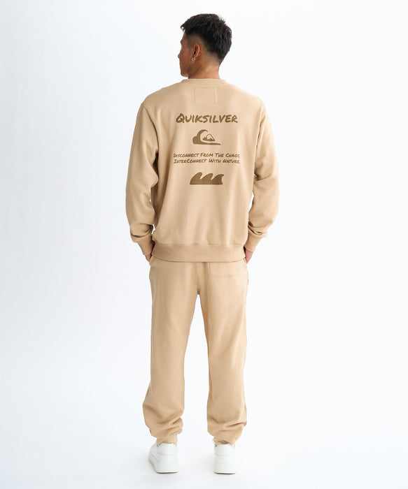 Quiksilver メンズ HAND DRAWN SWEAT PT スウェットパンツ 特殊裏起毛