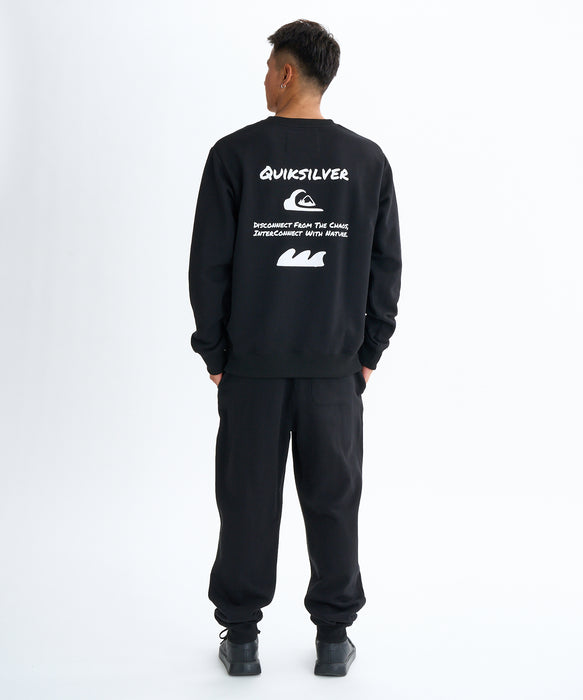 Quiksilver HAND DRAWN SWEAT PT スウェットパンツ 特殊裏起毛 メンズ