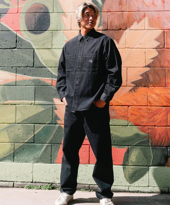 Quiksilver メンズ DENIM WASH PANT デニム ジーンズ パンツ セットアップ