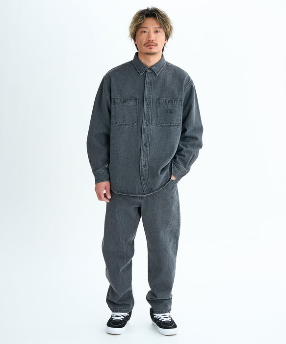 【OUTLET】Quiksilver メンズ DENIM WASH PANT デニム ジーンズ パンツ セットアップ